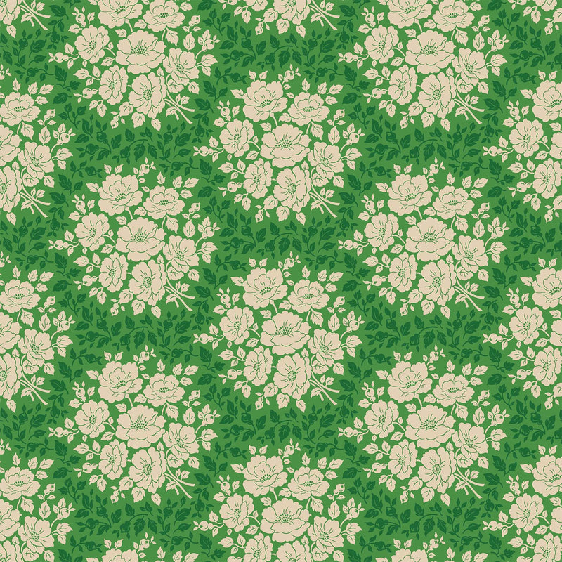 Local Honey Quilt Fabric - Morning Bloom on Clover Green - 90659-72