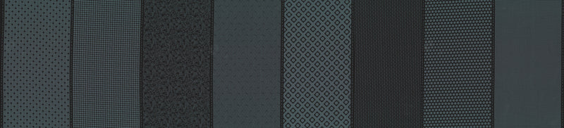 Low Volume Lollies Quilt Fabric - Charcoal Gray/Black - 18200 24