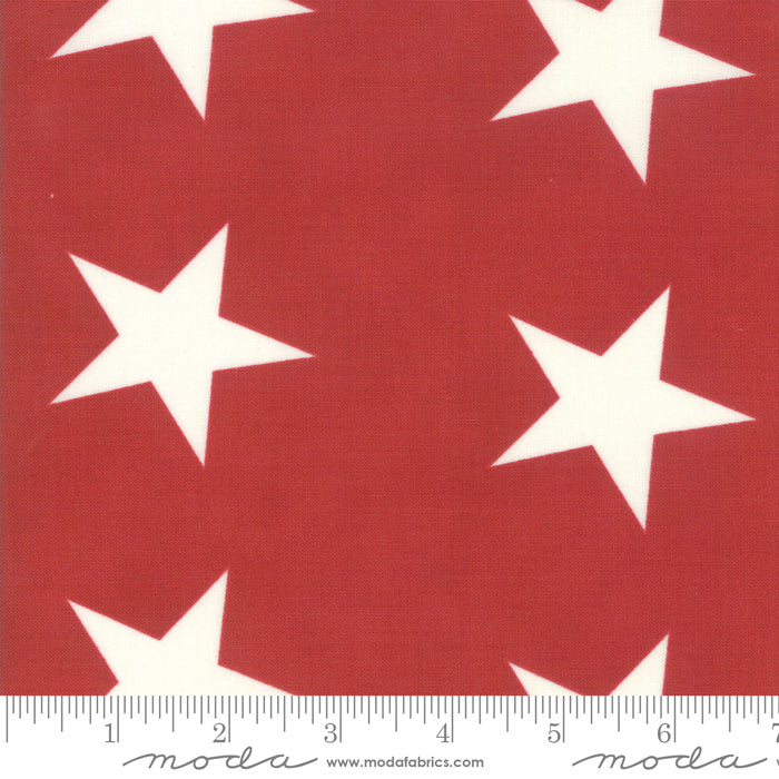 Mackinac Island Quilt Fabric - Star Bunting in Red - 14889 20