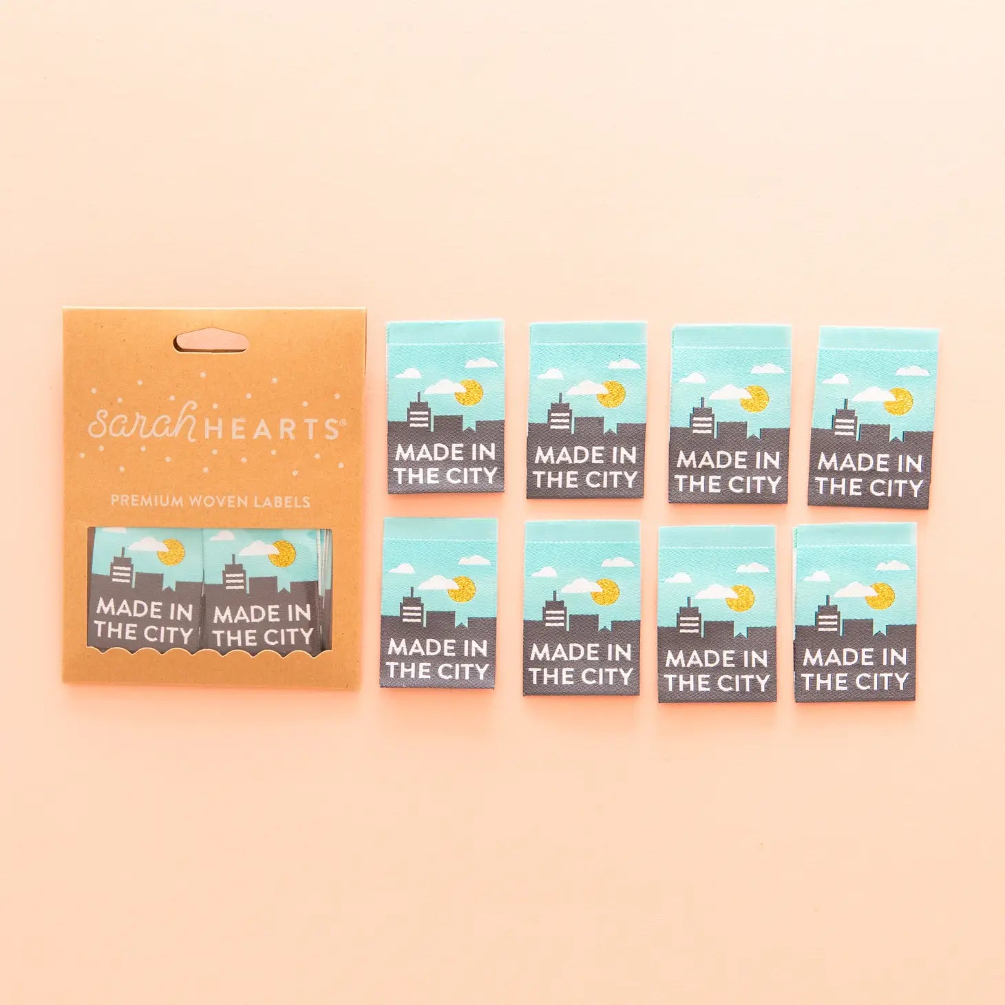 Made In The City Woven Labels from Sarah Hearts - 960196