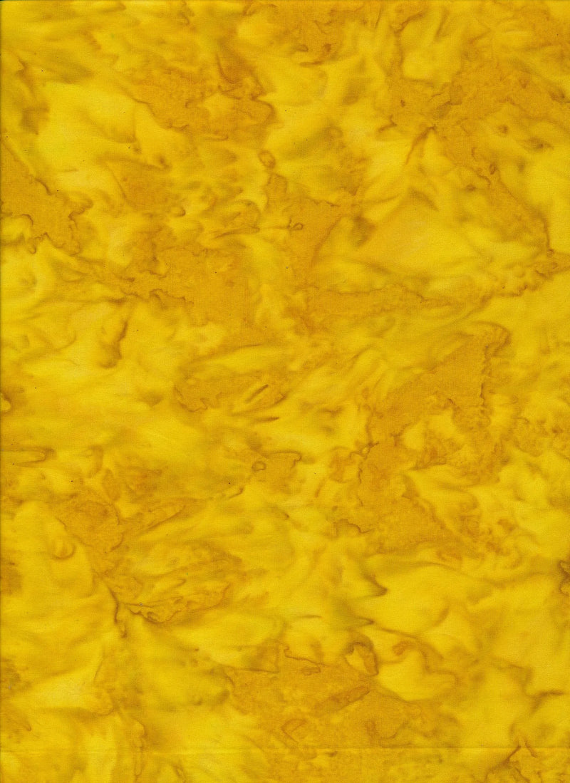 Majestic Batiks Quilt Fabric - Gamboge Blender in Yellow/Gold - Gamboge 131