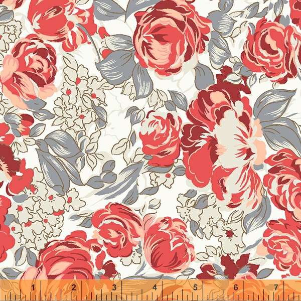 Meadow Quilt Fabric - Mini Blooms in Rose/Multi - 51804A-2