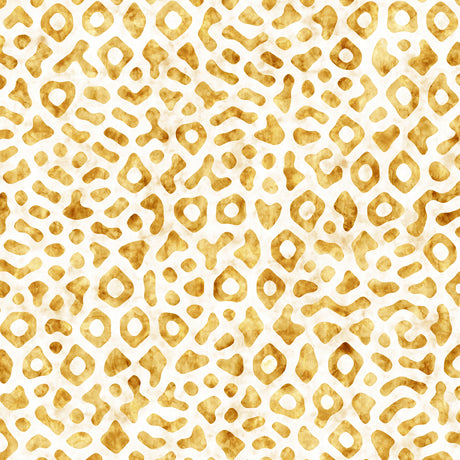 Meow Quilt Fabric - Animal Spots in Cream/Tan - 1649 29185 E