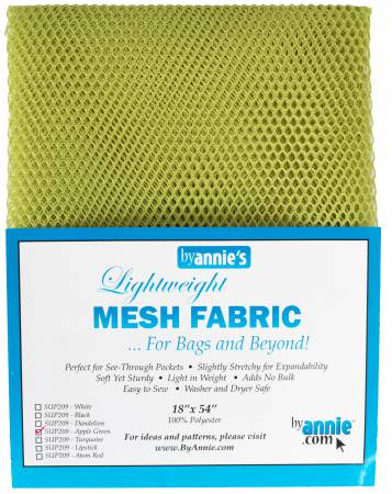Mesh - Lightweight ByAnnie, 18 in x 54 in - Apple Green - SUP209-APGR
