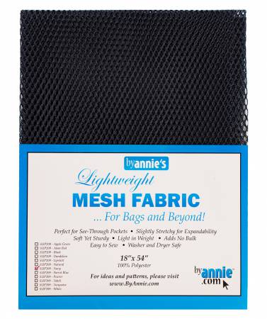Mesh - Lightweight ByAnnie, 18 in x 54 in - Navy Blue - SUP209-NVY