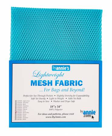Mesh - Lightweight ByAnnie, 18 in x 54 in - Parrot Blue - SUP209-PBLU