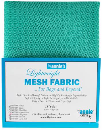 Mesh - Lightweight ByAnnie, 18 in x 54 in - Turquoise - SUP209-TUR