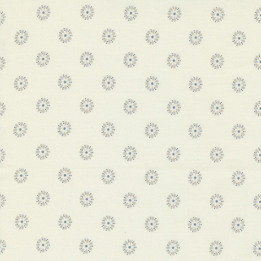 Mix it Up Quilt Fabric - Daisy Dot in Porcelain/Grey/Gray - 33705 12