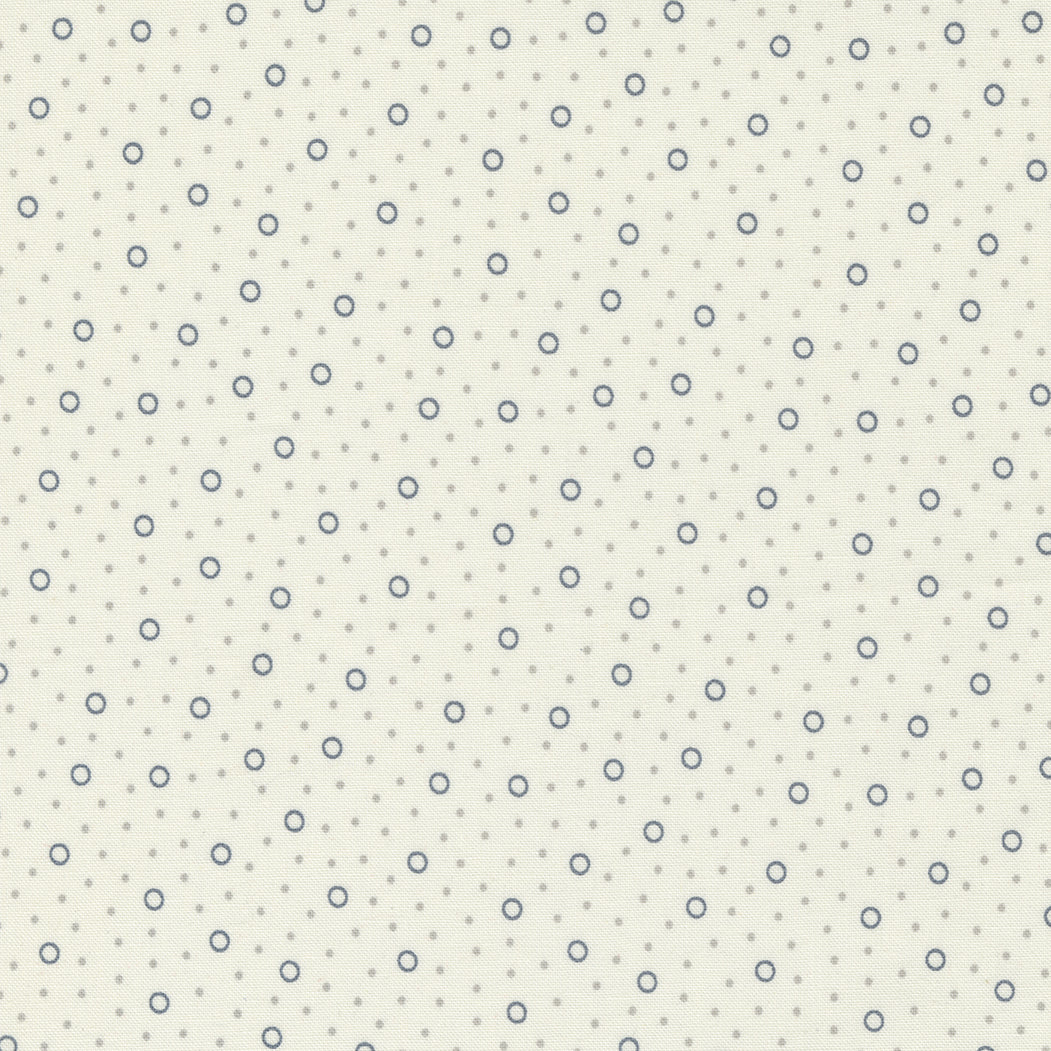 Mix it Up Quilt Fabric - Dottie Dots in Porcelain/Charcoal Gray - 33708 12