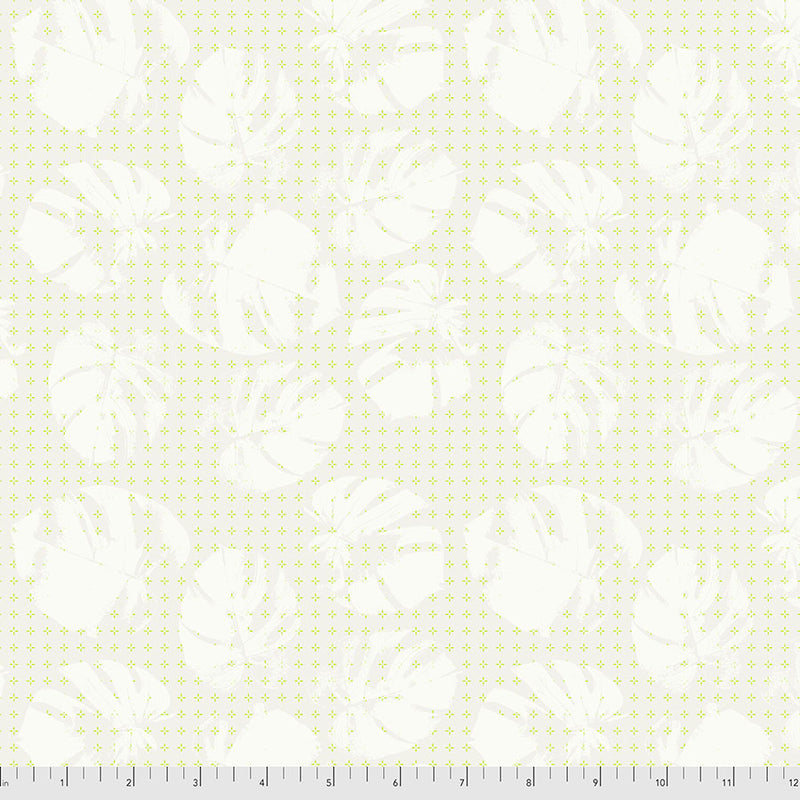 Mod Cloth Quilt Fabric - Haze (Leaves) in Wind - PWSK019.WIND