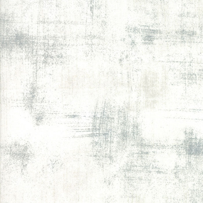 Moda 108" wide Grunge Basics in Fog (White/Gray) - 11108 435