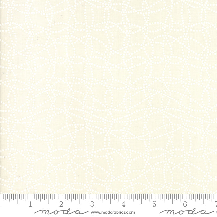 Moda Muslin Mates - Wavy Lines in Muslin Cream - 9983 13