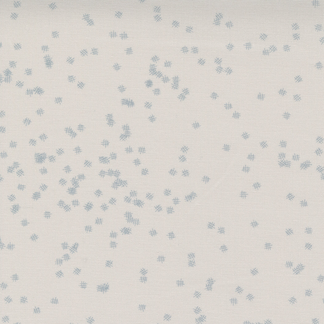 Modern Background Even More Paper Quit Fabric - Crosshatch in Fog Gray - 1767 19
