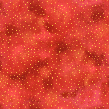 Mosaic Turtles Quilt Fabric - Dots in Red - 1649-29091-R