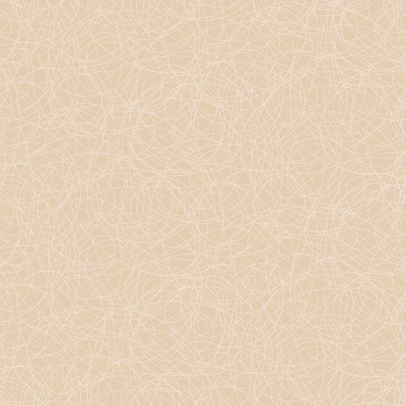 Neutrality Quilt Fabric - Round and Round in Oat - 10292-13