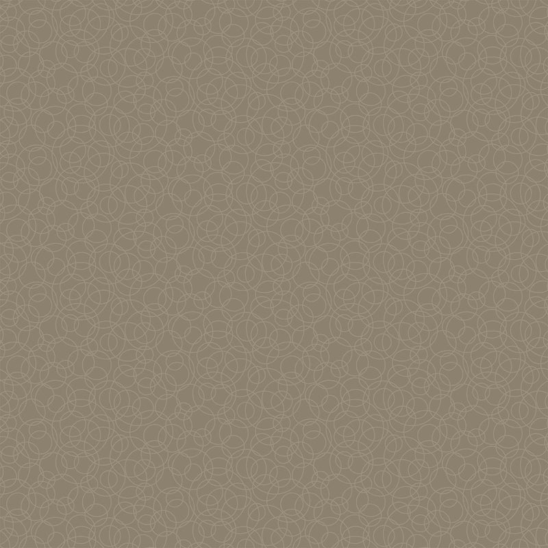 Neutrality Quilt Fabric - Tangled Circles in Mud Pie - 10295-35