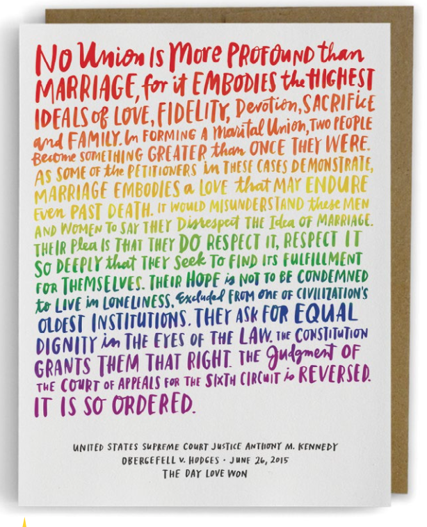 Greeting Card - No Union (Wedding)