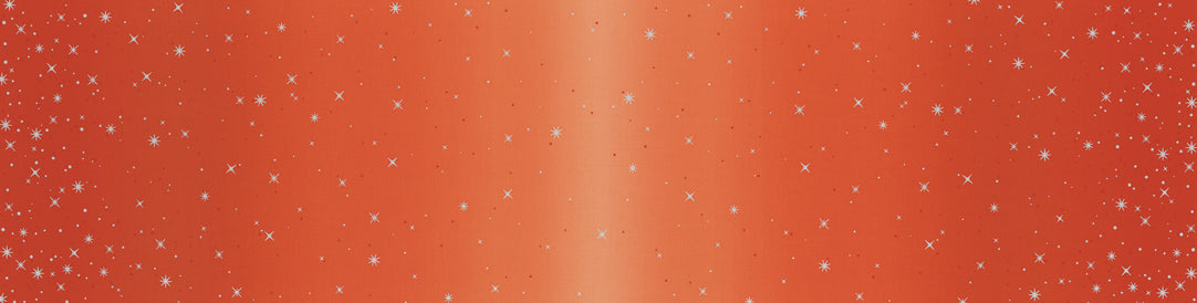 Ombre Fairy Dust Quilt Fabric - Cayenne Orange - 10871 313M