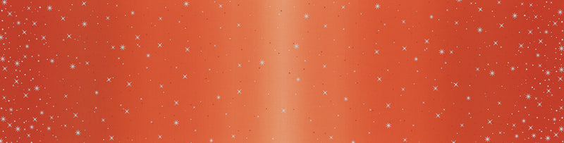 Ombre Fairy Dust Quilt Fabric - Cayenne Orange - 10871 313M