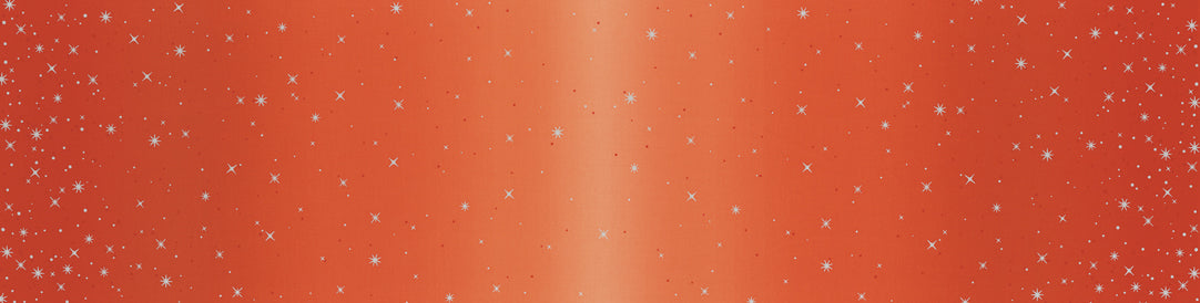 Ombre Fairy Dust Quilt Fabric - Cayenne Orange - 10871 313M
