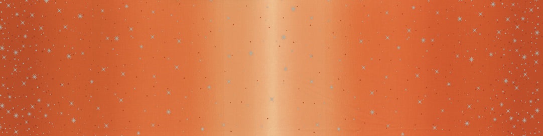 Ombre Fairy Dust Quilt Fabric - Persimmon Orange - 10871 216M