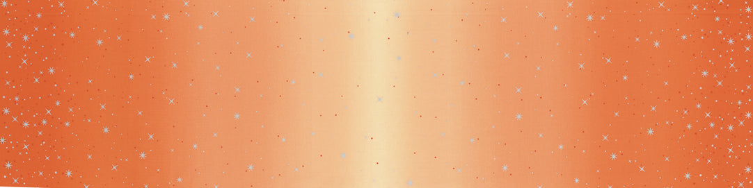 Ombre Fairy Dust Quilt Fabric - Tangerine Orange - 10871 311M