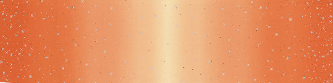 Ombre Fairy Dust Quilt Fabric - Tangerine Orange - 10871 311M