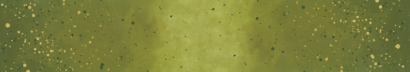 Ombre Galaxy Metallic Quilt Fabric - Avocado Green - 10873 52M