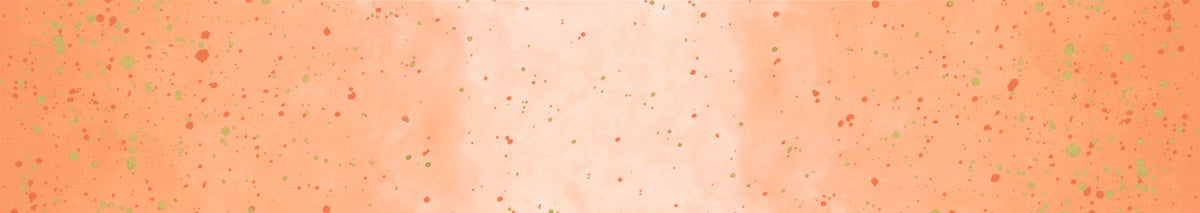Ombre Galaxy Metallic Quilt Fabric - Coral Orange - 10873 221M