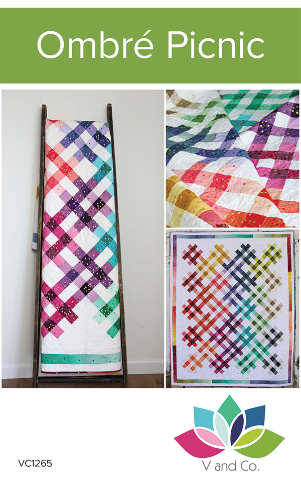 Ombre Picnic Quilt Pattern by V & Co - VC 1265