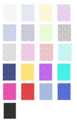 On the Dot Quilt Fabric - 10 Karat Gems - set of 42 10" squares - 512-96-512
