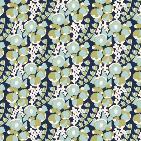 Penny Cress Garden Quilt Fabric -  May in Dayflower Multi - MC302-DA1