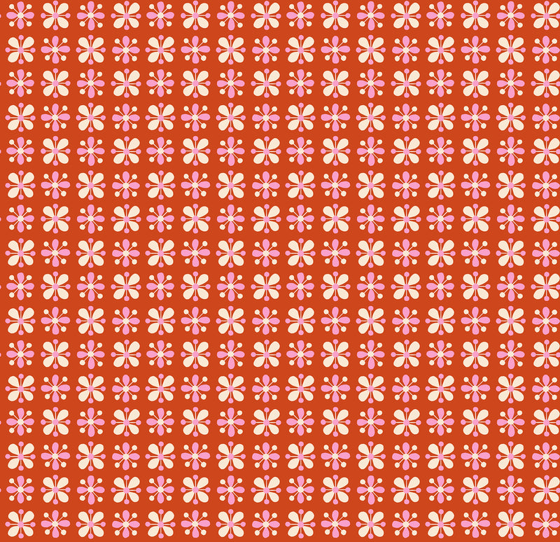 Petunia Quilt Fabric by Ruby Star Society - Wallflower in Cayenne Red - RS3051 14