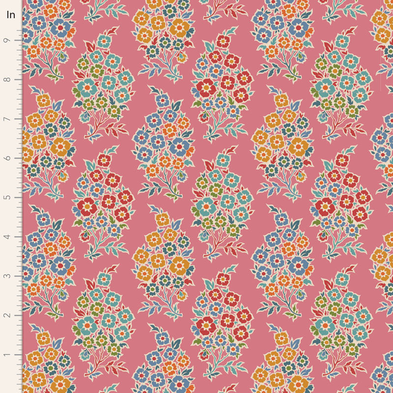 Pie in the Sky Quilt Fabric by Tilda - Willy Nilly in Pink - 100494