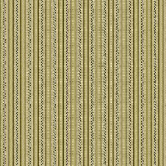 Primrose Quilt Fabric - Morning Ray Stripes in Fern Green - A-187-V