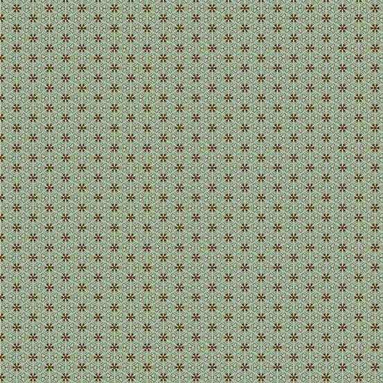 Primrose Quilt Fabric - Starflower in Atlantic Teal - A-528-TN