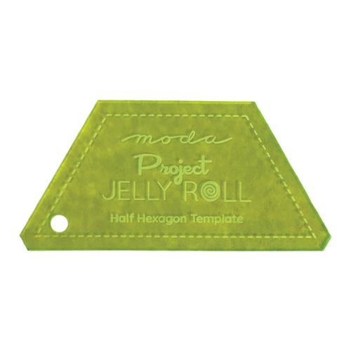 Project Jelly Roll Half Hexi Template - 2001 11