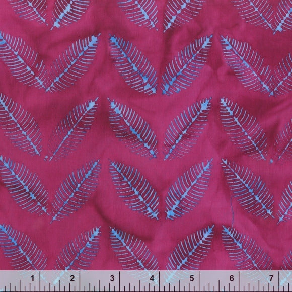 Pura Vida Batik Quilt Fabric - Paradise in Sangria Pink/Purple - 9087Q-4