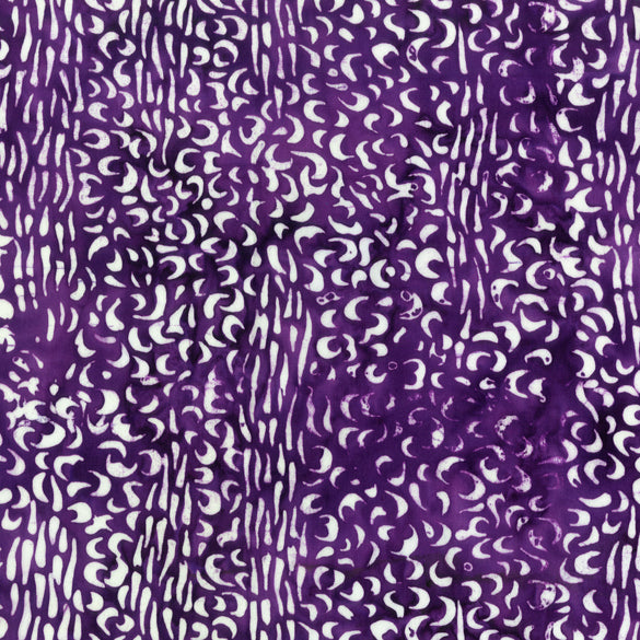 Quilt Essential Batik Quilt Fabric - Skins in Purple Haze  - 419Q 7