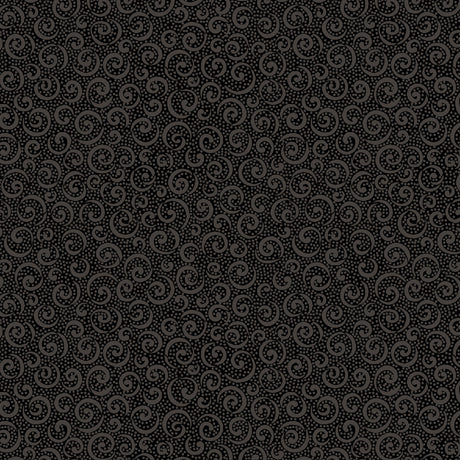 Quilting Illusions - Curly Cue in Black - 1649-21517-J