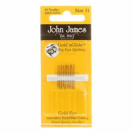 Quilting Hand Needles, Gold'n Glide, size 11 - JJEG12511
