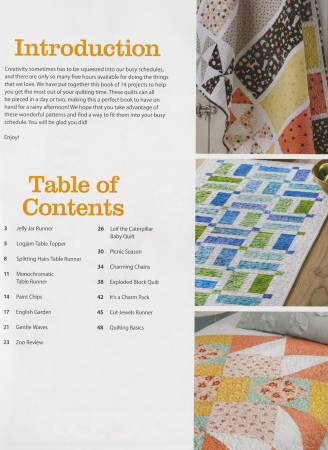 Quilts You Can Make in a Day Quilt Book - 141462