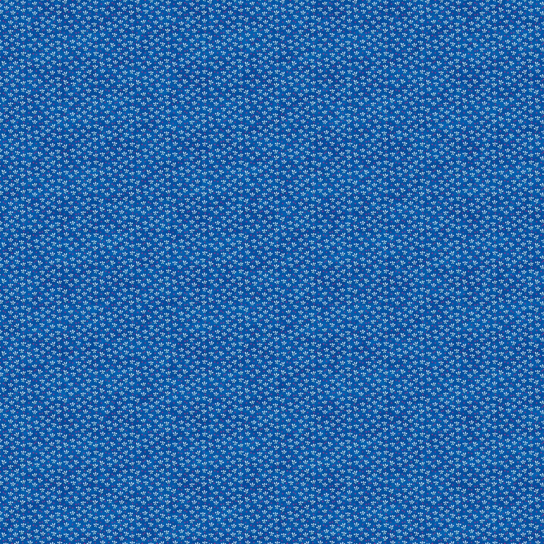 Quilts and Kuspuks Quilt Fabric - Blue Flower - 25209-46