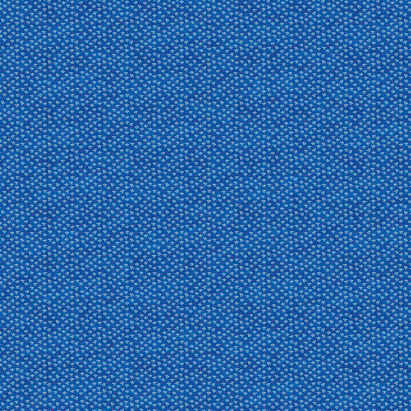Quilts and Kuspuks Quilt Fabric - Blue Flower - 25209-46