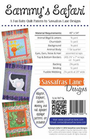 Sammy's Safari Pattern - SASSLN 0041