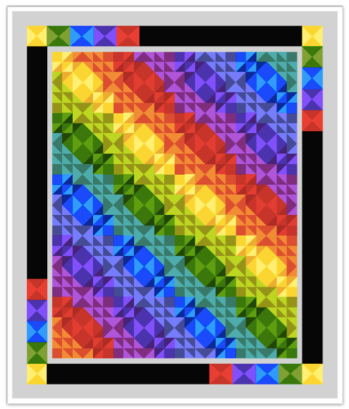 Digital Download: My Favorite Colors Quilt Pattern by Rosi Hanley