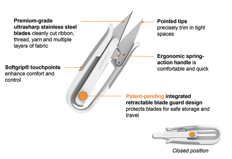 Fiskars Premier Thread Snip Ultra Sharp - 140180 1001