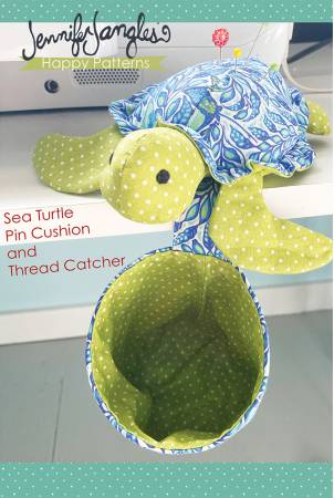 Sea Turtle Pin Cushion and Thread Catcher Quilt Pattern - PT-5814