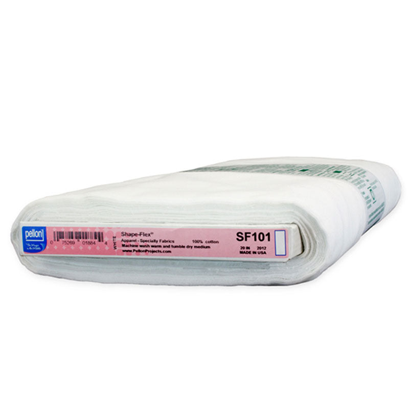 Shape Flex Woven Fusible Interfacing 20" wide SF101 WHITE/SUP179