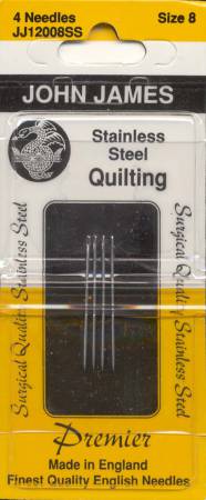Stainless Steel Between/Quilting Needles JJ12008SS